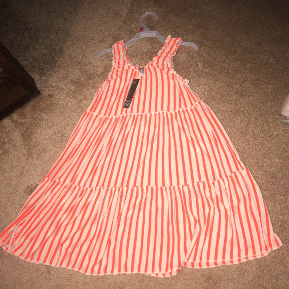 NWT NANO 3t striped beach dress
